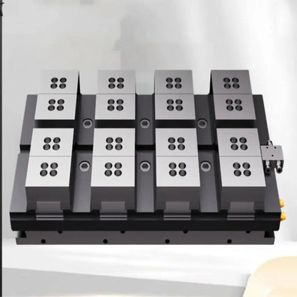 WS-Q80 Pneumatic Bench Vise Fixture Hydraulic Parallel Bench Pliers Industrial Grade Multi-function Multi-station Machine Tool