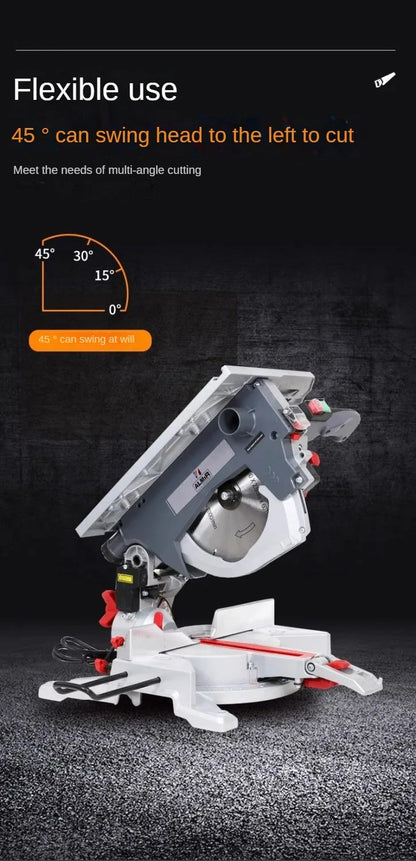 TEBAK Multifunctional Laser Positioning Wood Aluminum Metal Workbench Cutting Saw Machines