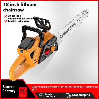 High Quality Garden Power Tools Machine Price Cordless Electric Chain Saw for Wood