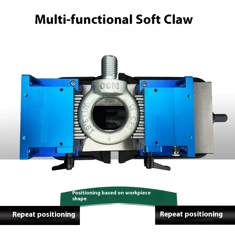 Flexible Fixture Optional with Stainless Steel Pins High Quality Steel Bench Vise Precision Gripper Tooling Fixture CNC Fixture