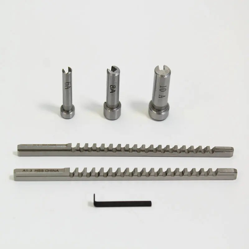TEBAK Hot Sale 6/PCS Keyway Broach Sets, with Bushing & Shim for Industrial Tools