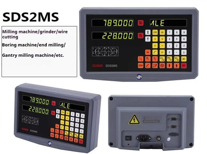 60 Hz SDS2MS Display Screen 2 Axis DRO Digital Readout for Grinding Milling Lathe