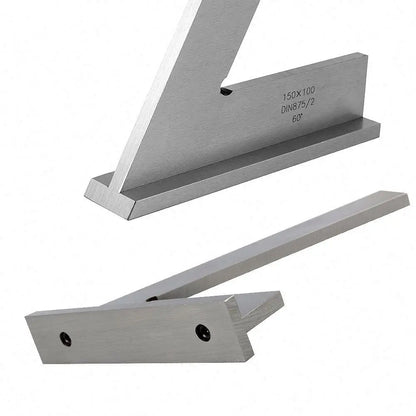 Stainless Steel  45 Degree Square Angle Square  120*80 Engineering Square Measuring Tool