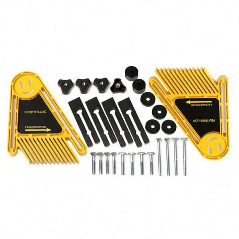 Tebak Multi-purpose Feather Board Set Woodworking Engraving Machine Double Featherboards Miter Gauge Slot Woodwork DIY Tools