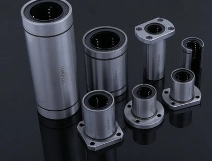 TEBAK D-23  Bush Ball Bearing LMK8UU LMF8UU LMH8UU Flanged Shaft Socket  Bearing Models Simple Linear Sliding Ball Bearings