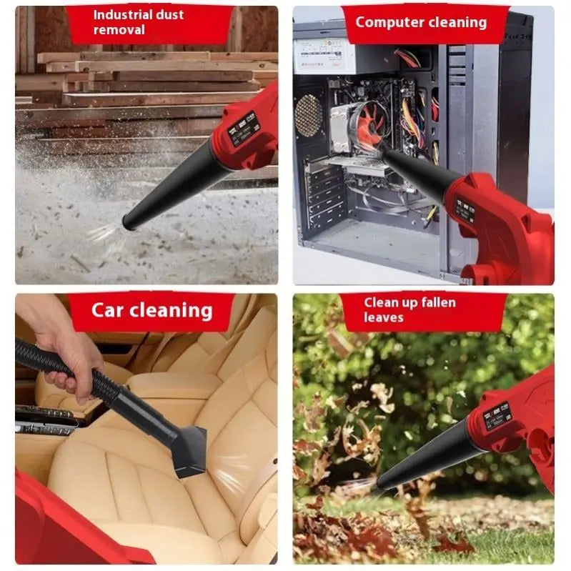 Tebak 2in 1vacuum Blow Brushless Copper Cordless Compressed Turbine Jet Fan Blower ABS Material Enhanced Airflow Vacuum Cleaner