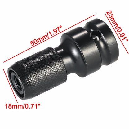 anduuk Direct Wholesale Hex Impact Socket Adapter Drill Set Repair Tools Wrench Chrome