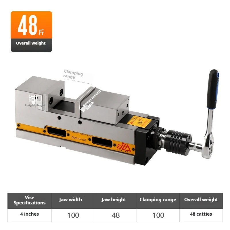 ANDUUK  dpv-5-150  CMV-200V MC Compact Power Angle Lock Vise High Precision Modular Vise Milling Machine Vise