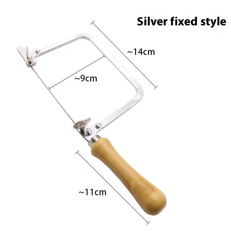 TEBAK Portable Adjustable U-Shape Coping Jig Saw Jeweler's Saw Frame Kit Cutting Metal Saw for DIY Jewelry Processing & Making