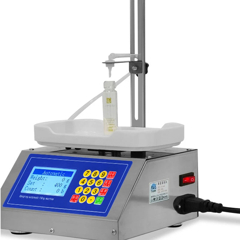 TEAK Single Head Magnetic Pump Food Oil Small Soda Bottle Alcohol Scale Bottle Water Can Manual Automatic Liquid Filling Machine