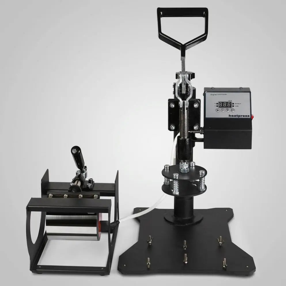 5 in 1 Digital Heat Press Transfer Machine and 34" Vinyl Cutting Plotter Machine With Artcut Software