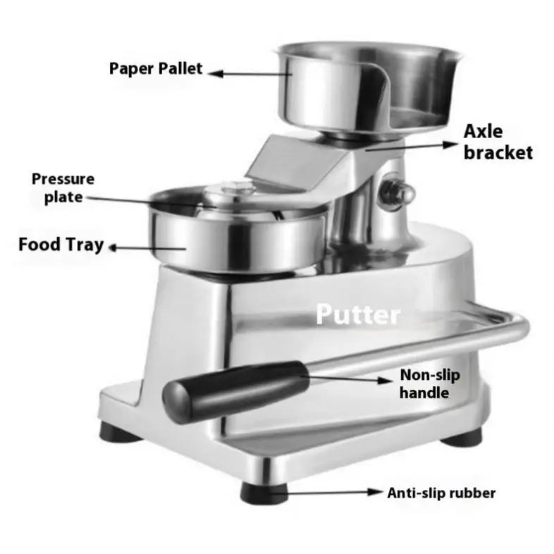 Burger Press Machine Non-Stick Hamburger Press Patty Maker Mold for BBQ Barbecue Grill Patty Forming Machine