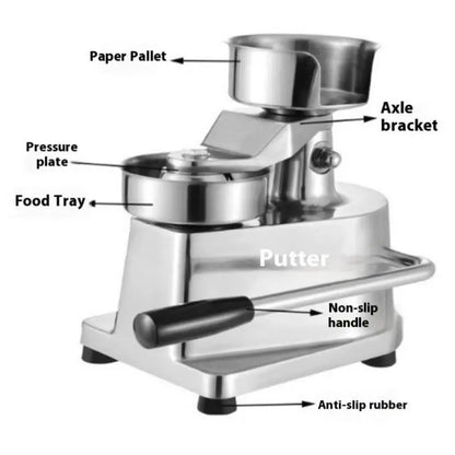 Burger Press Machine Non-Stick Hamburger Press Patty Maker Mold for BBQ Barbecue Grill Patty Forming Machine