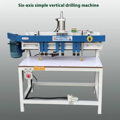 A TEBAK Mult Spindle Bead Micro-Hole Woodworking Hole Open Machine Drilling Bore Cabinet Drilling Machine Wood Boring Machine