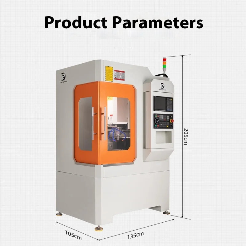 TEBAK JY-01 Mini Small Cnc Engraving 3 4 5 Axis Services  Aluminum Prototypes Vertical Turning Milling Machine for Metal