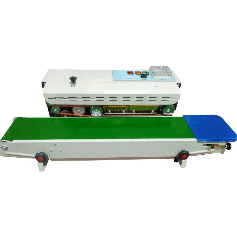 TEBAK SY-FR900 High Quality Efficient Automatic Horizontal Band Sealer Plastic Bag Heat Sealing Machine