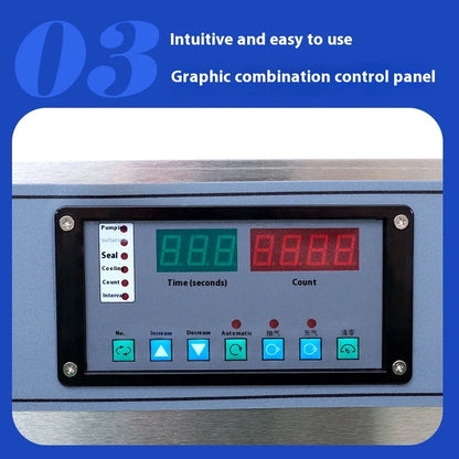 ANDUUK Commercial Electric Vertical Vacuum Sealer Machine for External Food Packaging for Wood Cases New Condition for Commodity