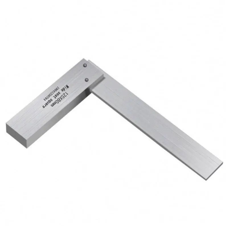 TEBAK Square Steel Machinist Ruler Precision Square Right Angle Measurement Woodworking Tool