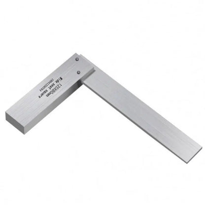 TEBAK Square Steel Machinist Ruler Precision Square Right Angle Measurement Woodworking Tool