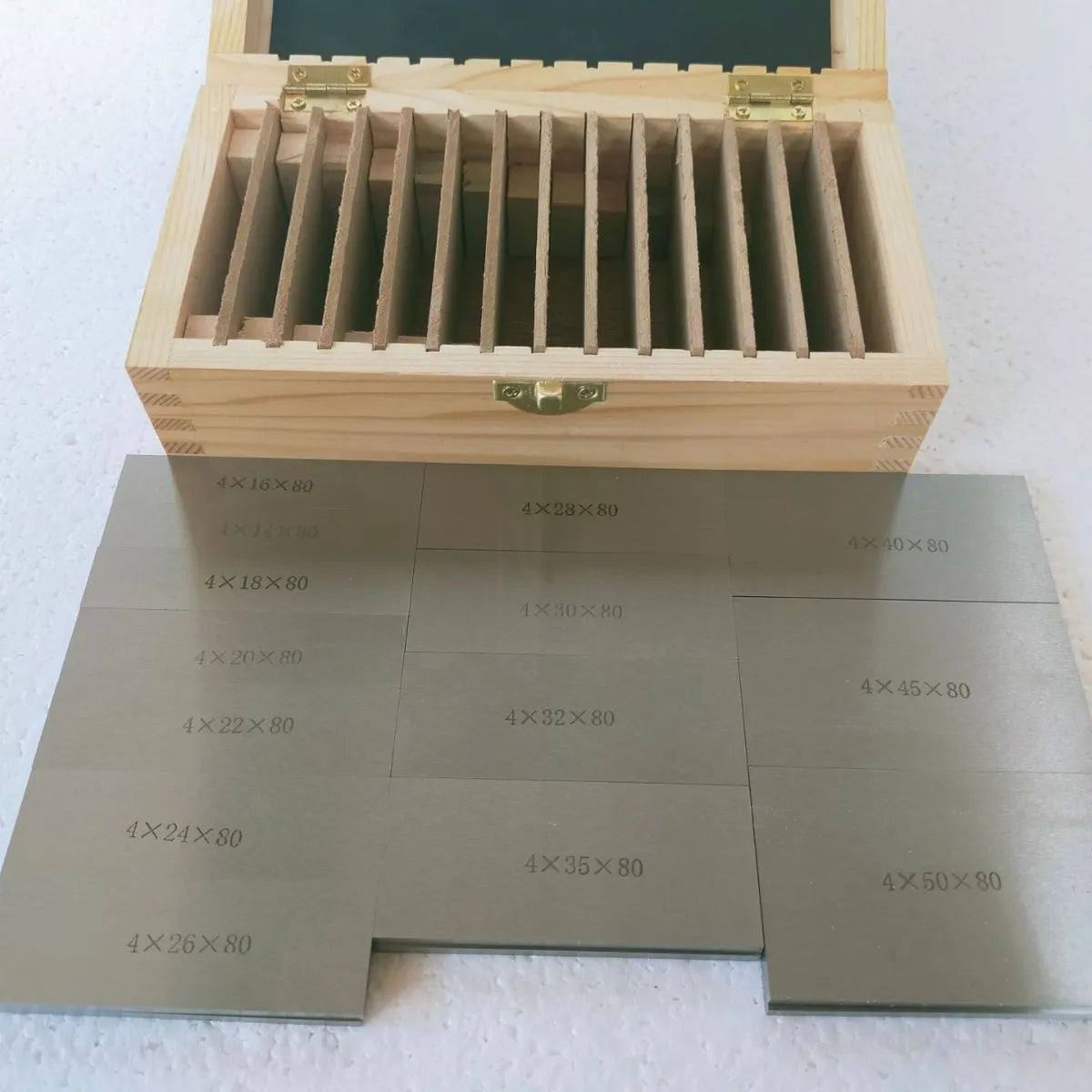 TEBAK Machine Tools 150x8.5mm 9pairs Precision Parallel Set Block Set Parallel Pad Gauge Block CNC Milling Pads