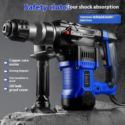 2400w Power Tools Electric Hammer Drill 220V BMC Packing Rotary Hammer Steel Wood Drill Multi-functional Household Industrial