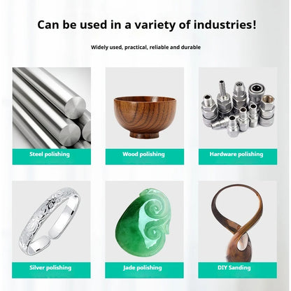 TEBAK Jewelry Making Tools Buff Polishing Machine Double-Head Tabletop Grinder Buffing Wheel Jewelry Polishing Machine