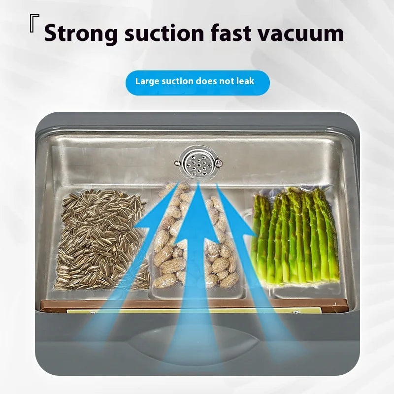 TEBAK Customized DZ-240B Mini Chicken Packing Machine Dry Fish Fruit Food Vacuum Sealer Machine