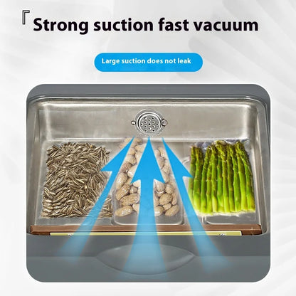 TEBAK Customized DZ-240B Mini Chicken Packing Machine Dry Fish Fruit Food Vacuum Sealer Machine