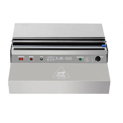 TEBAK Semi-automatic Supermarket Handheld Food Meat Cheese Fruit TableTop Cling Film Wrap Cutting Sealing Packaging Machine