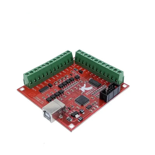 TEBAK CNC USB Breakout Board MACH3 4 Axis Interface Driver Motion Controller Driver Board 100Khz Cyclmotion