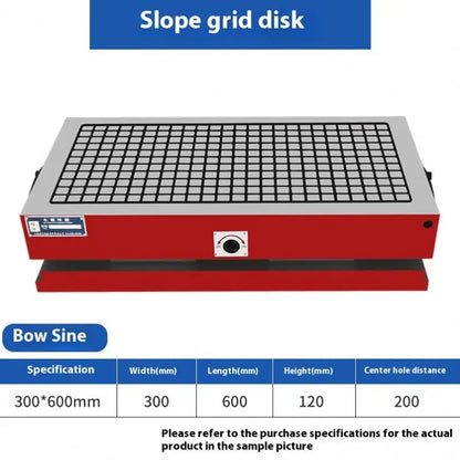 TEBAK Innovative CNC Magnetic Chuck Slope Chuck with Strong Holding Force Superior Stability Magnetic Chuck Machine Tools