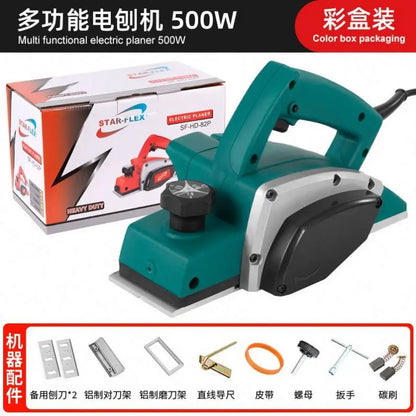 ANDUUK Carpenter Cutting Tool Handheld Wood Edge Surface Trimmer Wood Planer Multifunctional Portable Electric Wood Planer