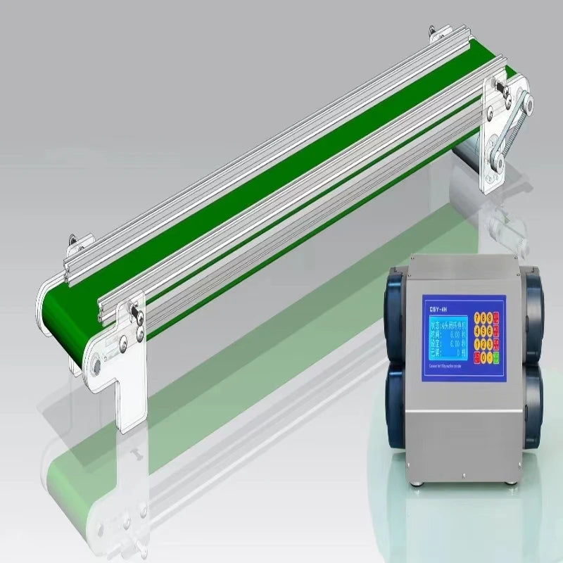 TEBAK Desktop Pet Plastic Glass Bottle Liquid Oil Filling Machine With Conveyor Beverage Juice Filler