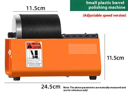 TEBAK Silicone Polishing Machine Gold and Silver Jewelry Rotary Rock Tumbler Barrel Polisher Grinding Cleaning Grinder Equipment