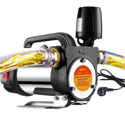 TEBAK Pump Electric diesel 12v Volt 24V220V High Power Gun Stop Pump Stop Self-priming Self-stop Refueling Gun