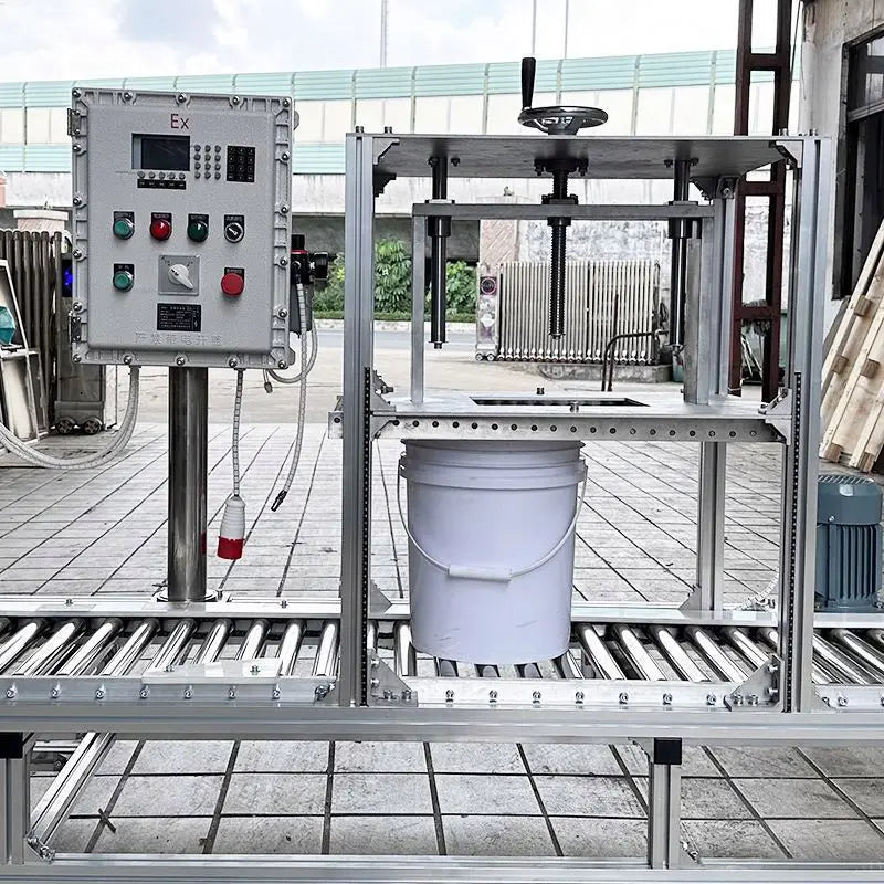 Paint Putty Packaging Filling Machine XSH-7 TEBAK Explosion-proof System of Paint Putty Packaging Filling Machine 2 Heads