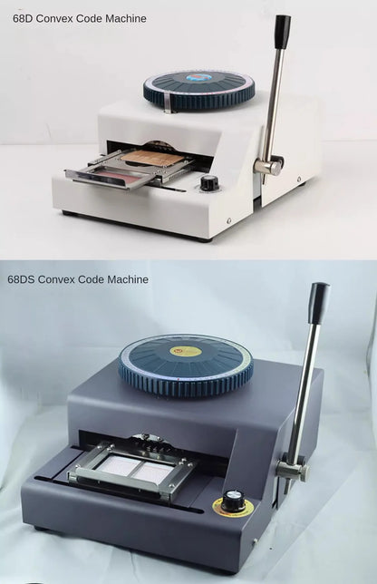 2024 Plastic Card Making Machine PVC Card Embosser /Card Making Embosser Code Embossing Machine
