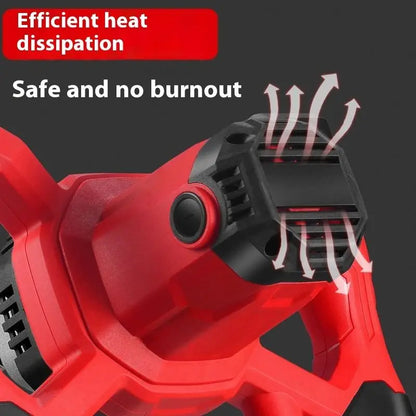 TEBAK Six-speed Paint Hand Mixer Mixing Machine Electric Agitator Plaster Cement Paint Stainless Steel Mixing Rod Mixer