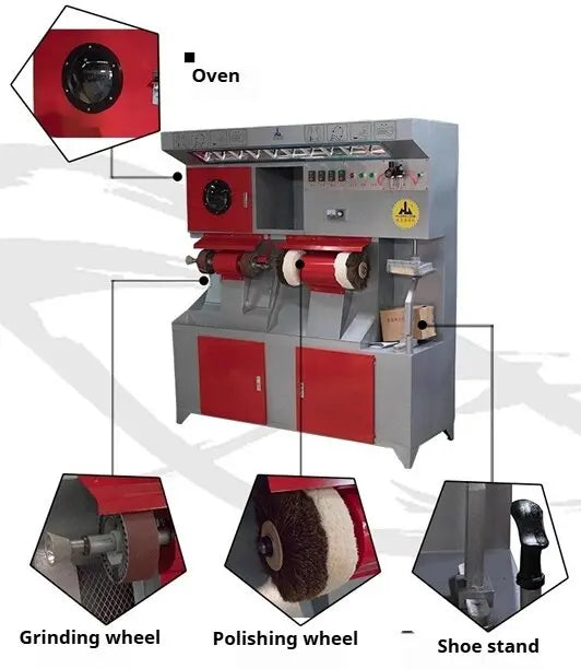 TEBAK SL-138 Leather Shoe Beauty Machine Unique Temperature Control with High-power Dust Suction Motor