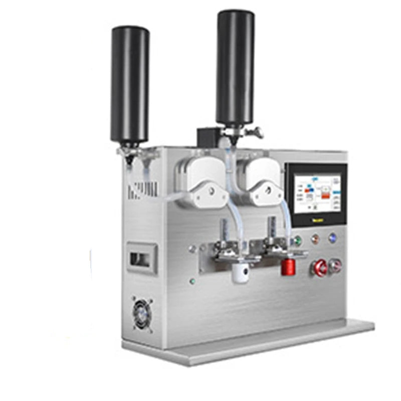 TEBAK Single Double Head Automatic Cosmetics Lip Gloss Perfume Essential Oil Liquid Nail UV Gel Nail Polish Filling Machine