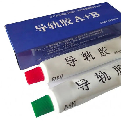 TEBAK Two Bottles Glue 100g or Two Bottles AB Glue Total 1kg for 2M Resin Glue AB Adhesive