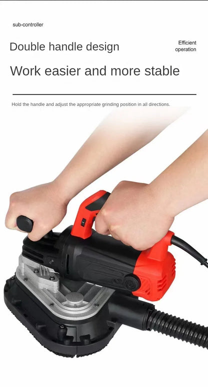 2024 Small Portable Concrete Grinder Industrial Floor Wall Polisher Hand Held Edge Grinding Polishing Machine