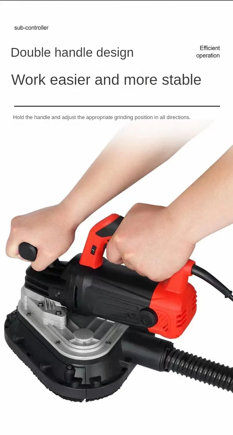 Electric Concrete Polishing Machine Portable Concrete Grinder Industrial Floor Wall Polisher Hand Held Edge Grinding Machine