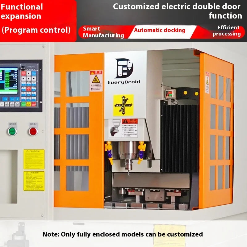 TEBAK JY-12 Industrial Full Cast Iron Metal CNC Router TEngraving Machine With Rolling Base Optional Aut Tool Change