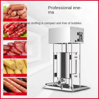 TEBAK Automatic Electric Sausage Making Machine 10L 15L Large Capacity Sausage Filling Machinery Electric Sausage Stuffer