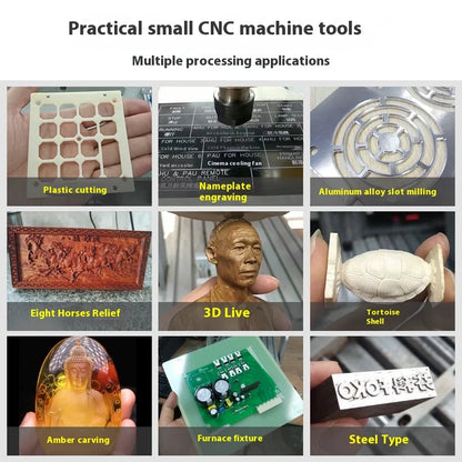 TEBAK JY-02 Mini Cnc Engraver  3040 Industrial Engraving 3axis 4axis CNC Milling Machine 1.5KW 2.2KW Carving Equipment