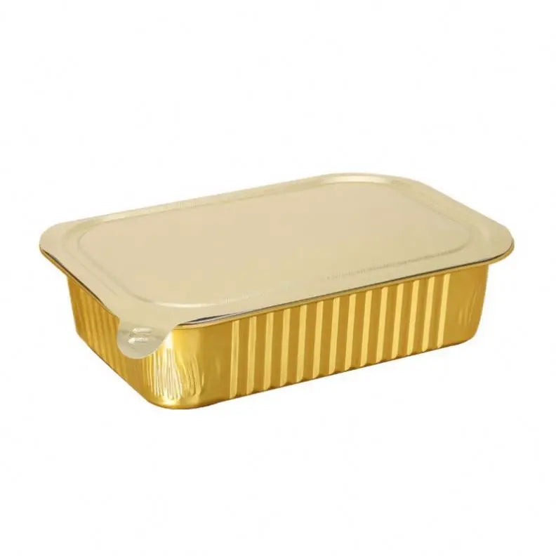 TEBAK Electric Aluminum Customized Fast Food Manual Semi-automatic Foil Square Sealer Container Heat Boxes Sealing Machine