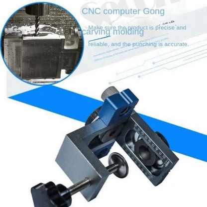 ANDUUK CX-05 DIY Woodworking Puncher Tool 3 In 1 Doweling Jig  Aluminum Alloy Cabinet Door Hinge Hole Punching Locator Drilling