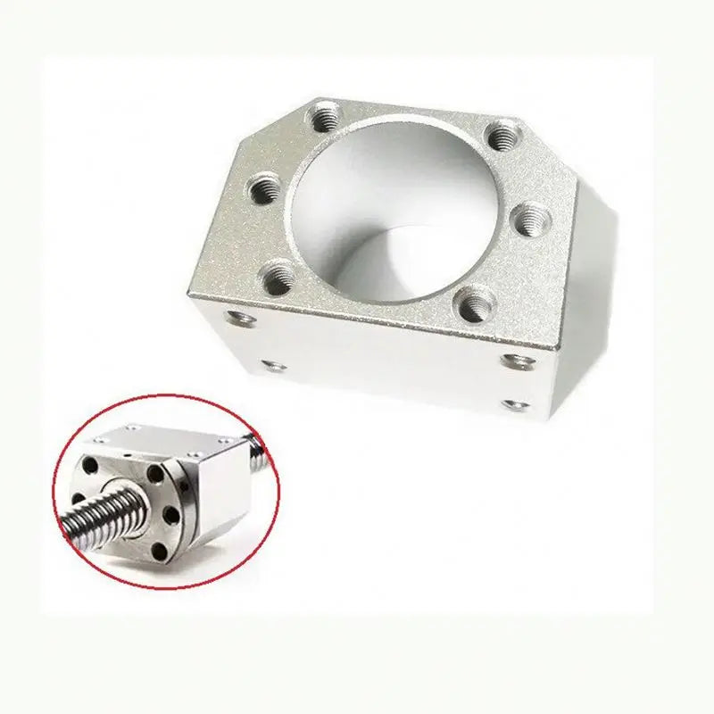 TEBAK D-01 SFU1605 1610 Ball Screw Nut Housing DSG12H 16H 20H 32H 40H Aluminium Alloy Ballscrew Nut Housing Bracket Holder Fit