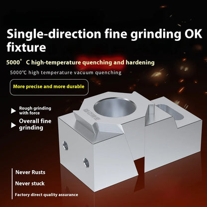 M6-M16 Clamp Single Side OK Fixture CNC Heavy Cutting Precision Multi-Function Parallel Vise Unidirectional Fixed Clamping Block